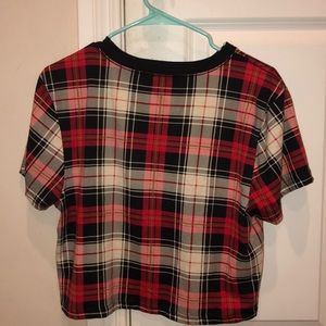 Forever 21 Tops - Tartan Plaid Box Tee Forever 21 Tops - Tartan Plaid Box Tee